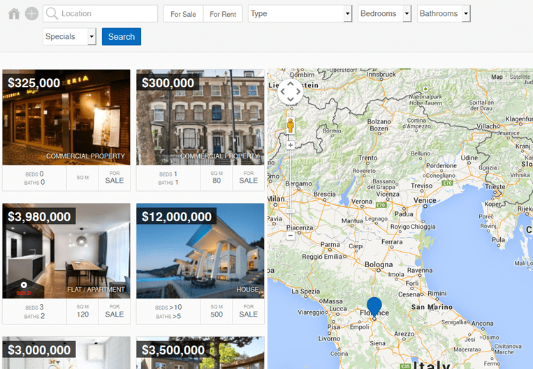 localisation de vos annonces immobilières on a intégrer Google Maps