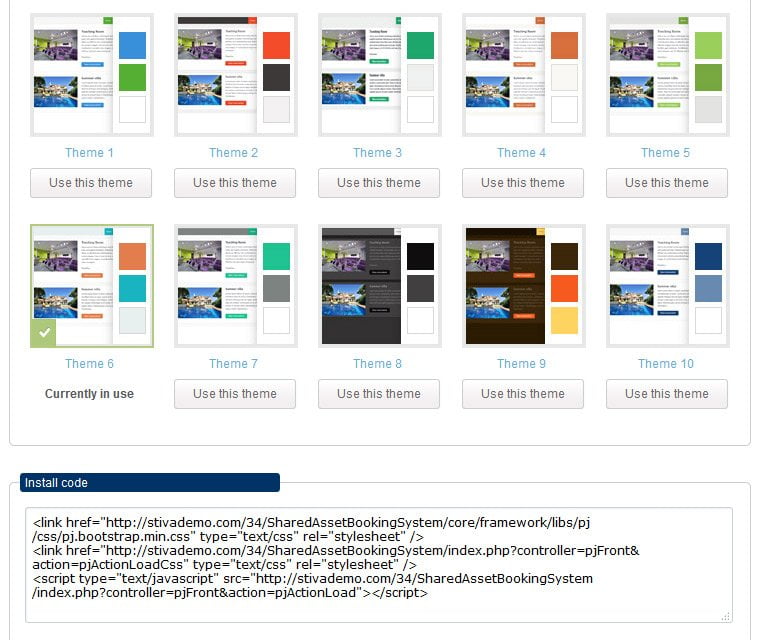 theme-Installation et integration