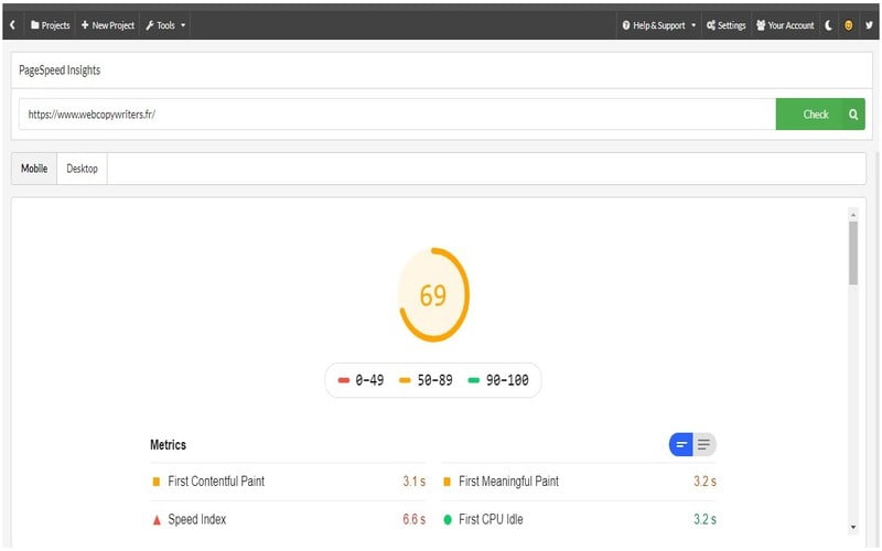 sitebulb-page-speed