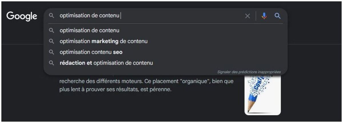 techniques seo optimisation du contenu 