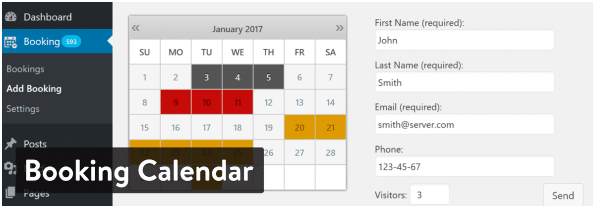 Booking Calendar