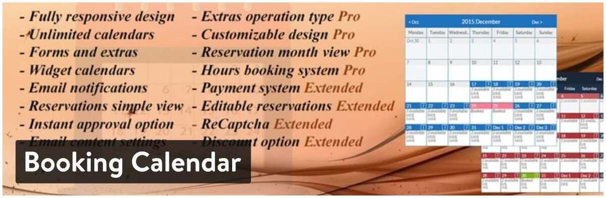 Booking Calendar – Appointment Booking System