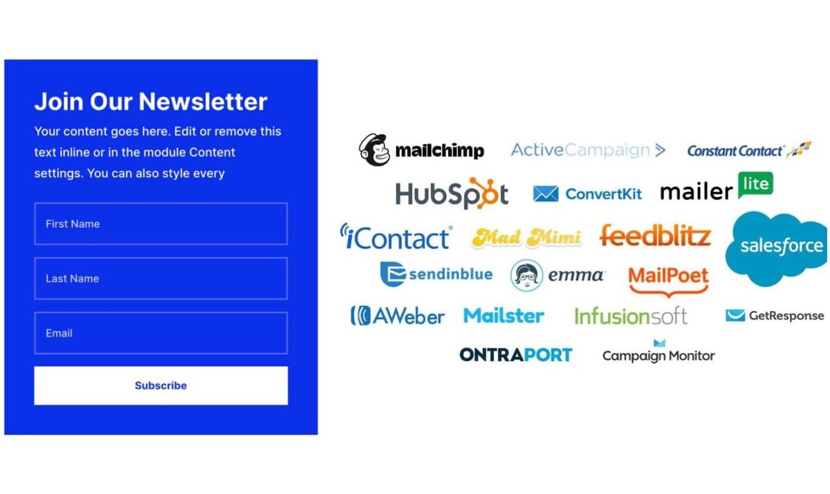 Créez des listes de diffusion avec le module Email Optin