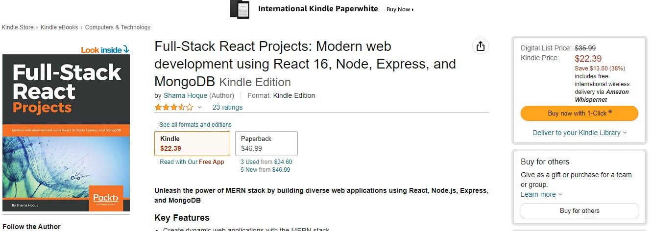 Full-Stack React Projects par Shama Hoque