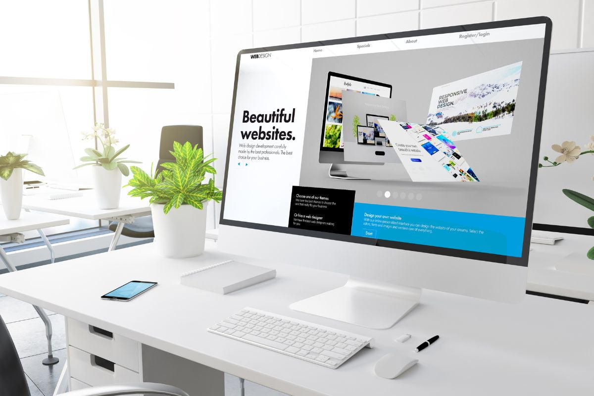 la création d'un site Web