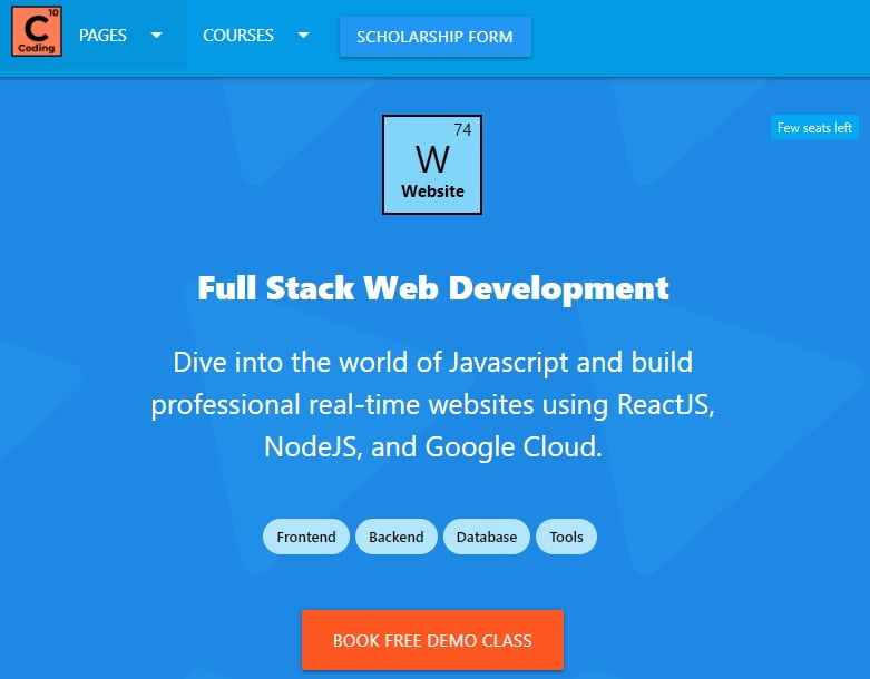 Full Stack Web Development by Coding Elements