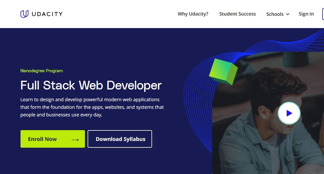 Full Stack Web Developer par Udacity