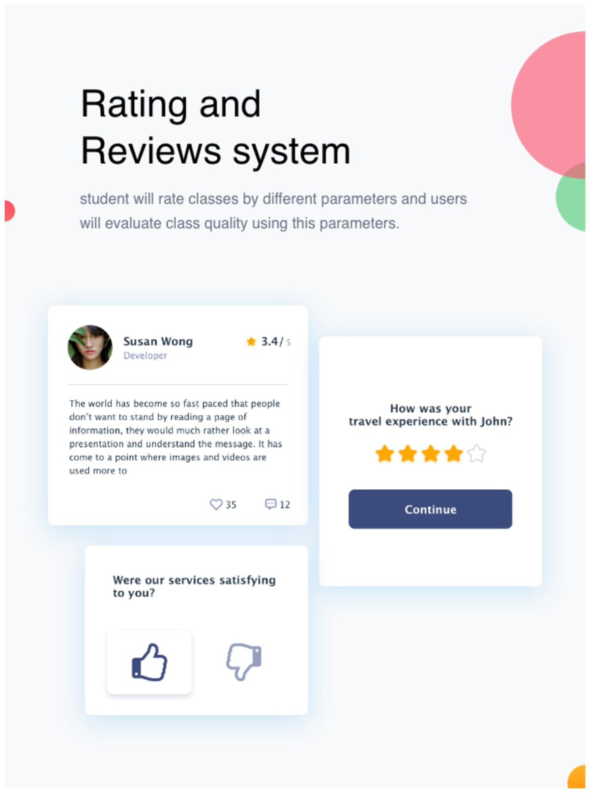 Gestion d'avis clients du logiciel plateforme LMS