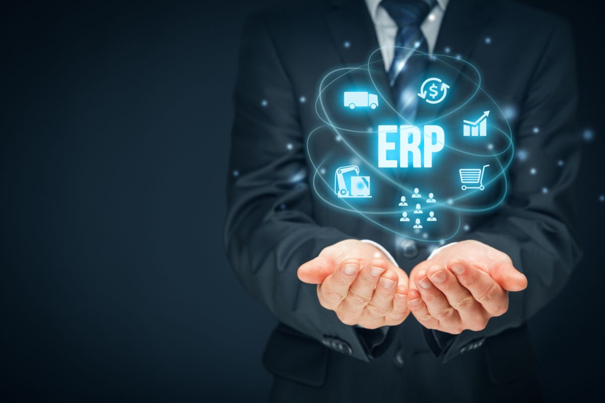Un logiciel de planification des ressources de l'entreprise (ERP)