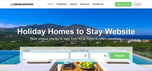 Solution pour Site web de location de vacances